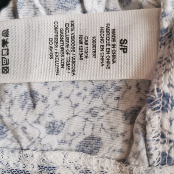 Garage tank, navy/cream, small - Picture 13 of 13